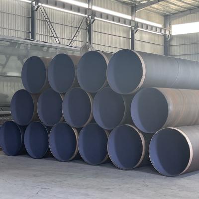 China Liquid Pipe Customized Wholesale Round Carbon Welded Spiral Steel Pipe For Oil Pipeline Construction for sale