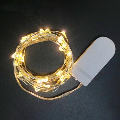 China Light string factory supply battery cable mini copper wire 1m 10 2m 20 3m 30 led battery operated string fairy starry led lights for sale