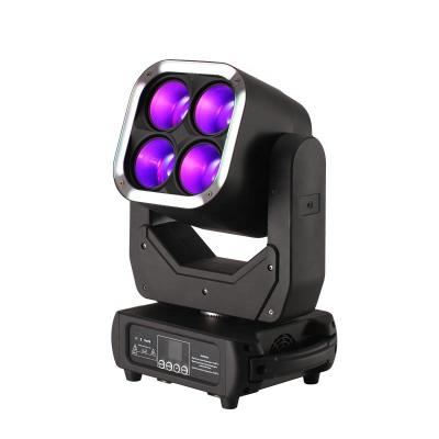 China New Design 4x60w Four Heads Chameleon LED Sports Stages Moving Head Light DJ Music Show Stage Lighting Zoom Wash for sale