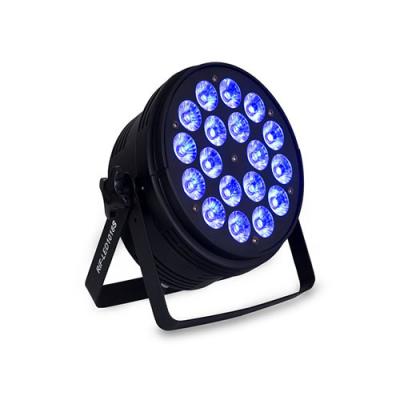 China Sports Stadiums Stage Lighting Aluminum Par 18x18W LED RGBWAUV 6in1 Led Par DJ Zoom Stage Light for sale