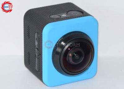 Chine Caméra imperméable d'action de rotation de 360 degrés, caméra vidéo de radio de forme de cube à vendre