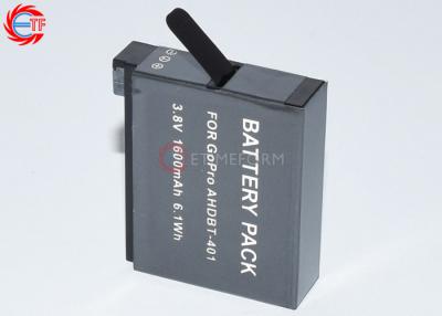 China Eahdbt-401 de 3.8V Uitgebreide Batterij 1600mAh van de Actiecamera voor GoPro-Held 4 Te koop