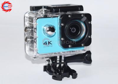 China Blue Full HD Sport Camera Waterproof 4k for sale