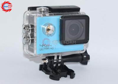 China Blue Bickcycle Helmet WIFi Action Camera 4K HD With 30M Waterproof Case Esj8000 for sale