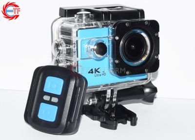 China Blue Ef68r Remote Control Action Camera 4k 60fps Wide Angle WIFI Mini DV HD for sale