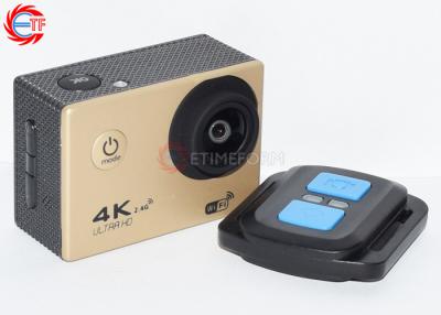 China 4K Gold Remote Control Action Camera 1080P 60fps EF60R WIFI Video Camcorder for sale