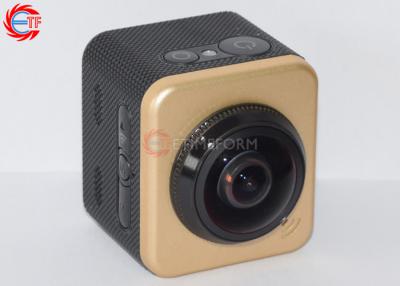 China Wifi Gold 360 Degree Sports Camera Full HD 1080p G - Sensor With Transparent Case for sale