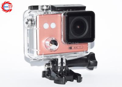 China 1080P 60fps Action Camera With Remote Control , NTK96660 4k Sports Head Camera for sale