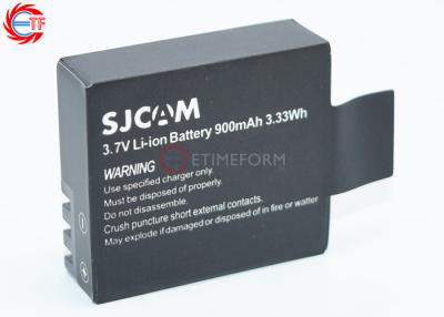 China Aktions-Kamera-Batterie-Schwarz-wieder aufladbare Kamera-Batterien SJCAM-Marken-900mAh zu verkaufen