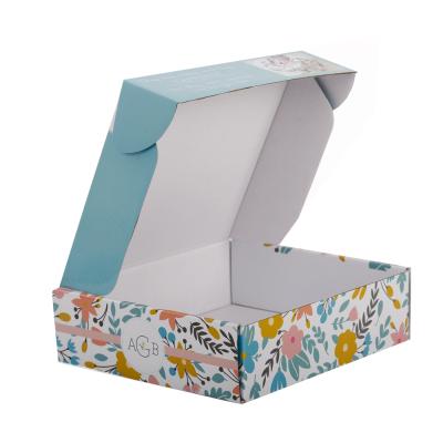 China Handmade Custom Luxury Empty Paper Cardboard Corrugated Boxes Packaging for sale