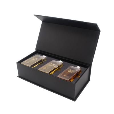 China Recyclable Custom Whiskey Liquor Box Whiskey Gift Box Liquor Whiskey Box Glass Packaging for sale