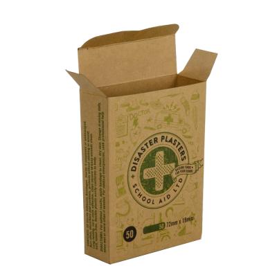 China Recycled Materials Wholesale Brown Kraft Paper Packaging Boxes For Medicine for sale