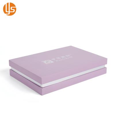 China Handmade Luxury Custom Rigid Hard Paper Cardboard Logo Printed Cosmetic Lift Off Lid Packaging Boxes for sale