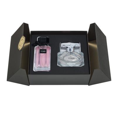 China Handmade Custom Double Doors Perfume Display Perfume Box Packaging for sale