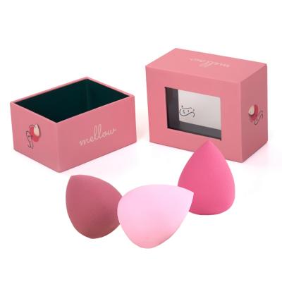 China Gift Packing Mini Beauty Make Up Marshmallow Small Sponge Packaging Box for sale