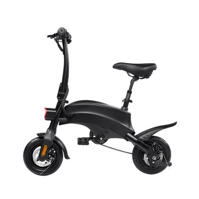 China Stock Eu Tax Free Metal Drop Shipping 12 Inch Band Folding Electric Bikes 250W 36V E Bikes For Adults for sale