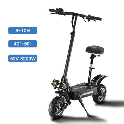 China 2022 Unisex Kick Scooter For Adults Double Motor 1600W E-scooter N Battery Pack Aluminum Alloy Foldable Electric Scooters for sale