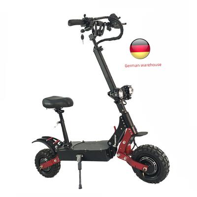 China Dual Motor 2800w Powerful Two Wheel Unisex 11 Inch Fat Tire Off Road Electric Scooter for sale