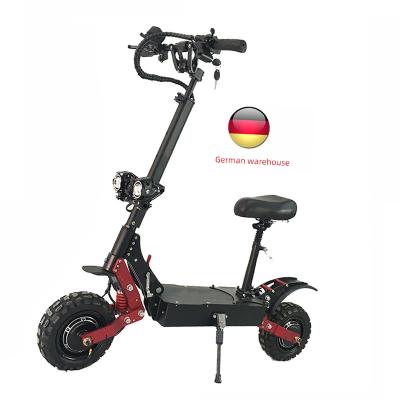 China 11 Inch 60v 24ah 5600w Unisex Front Rear Hydraulic Shock Absorber Air Suspension Interrupted Road Electric Scooter for sale