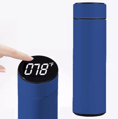 China Fahrenheit Disposable Thermal Water Bottle With Display Smart Water Bottle Stainless Steel Vacuum Cup Gift Temperature Display Bottle for sale