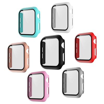 China Shockproof/Dustproof 2 in 1 Tempered Plastic Se 41MM 6 Watch 7 Cover Device 45MM Matte Watch Hard Case For Movie Call 5 4 for sale