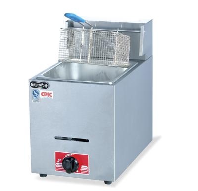 China Catering Donut Chicken Electric Deep Fryer Machine Single Tank CE Certification for sale