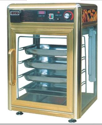 China Kitchen Shelves Glass Food Warmer Cabinet , Bread / Pizza Warming Cabinet for sale