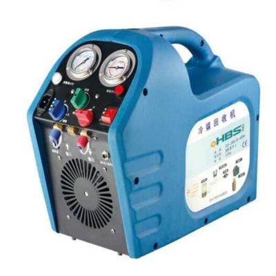 China Recovery All Common Refrigerant HBS Car Air Conditioning CFC HCFC HFC Recovery Unit 1/2HP A/C Refrigerant Recovery Machine with Auto Cleaning for sale