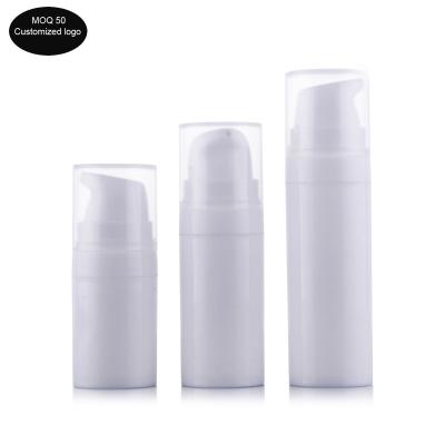 China 5ml 10ml 15ml PP Small Sample Airless Bottle Vacuum Pump Bottle Lotion Bottle Used For Cosmetic Packaging Te koop