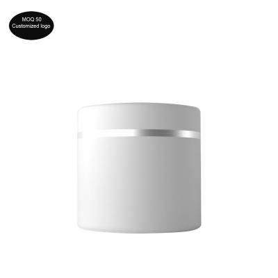 China 30g 50g 100g Double Layer Cosmetic Cream Jar Empty Cosmetic Containers With Silver Line Cosmetic à venda