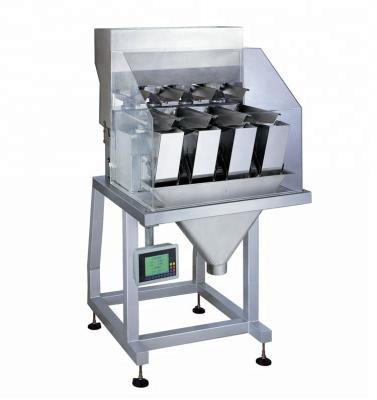 China Hot Selling New Linear 4 Heads Food Weigher Automatic Weighing Packaging Machine for sale