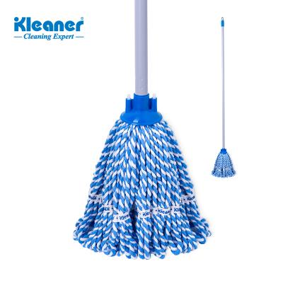 China Sustainable Kitchen Floor Mop Water Kleaner Microfiber Cleaning Mop With Metal Handle for sale