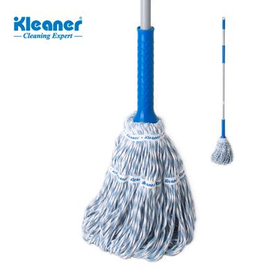 China Kleaner Durable Heavy Duty Cotton Twist Easy Mop Hands Free Cleaning Mop 360 Lazy Floor Easy Cleaning Mop for sale