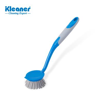 China Sustainable Kleaner TPR Handle Dish Brush For Kitchen Cleaning for sale