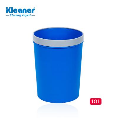 China Sustainable Kleaner Waste Bin 10L Hot Selling Plastic Trash Bin for sale