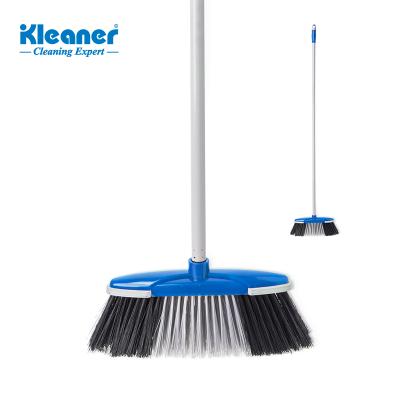 China Sustainable Metal Handle Kleaner Floor Broom Indoor Sweeping Upright Broom for sale