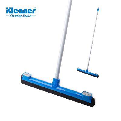 China Sustainable Kleaner 42CM Handle Floor Wiper Long EVA Floor Squeegee for sale