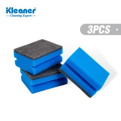 China Sustainable Kleaner Sponge Scourer Pad Set For Kitchen Cleaning for sale