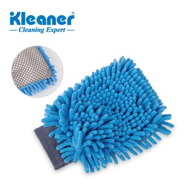 China Multi Purpose Durable Kleaner Microfiber Chenille Glove For Car Cleaning for sale