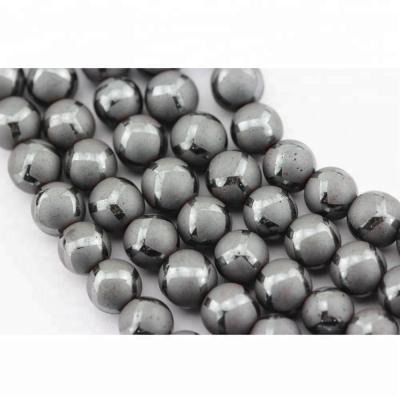 China DIY decoration; Strap; Necklace ; Earring etc. Hot Sale Matte Round Hematite Gemstone Beads for sale