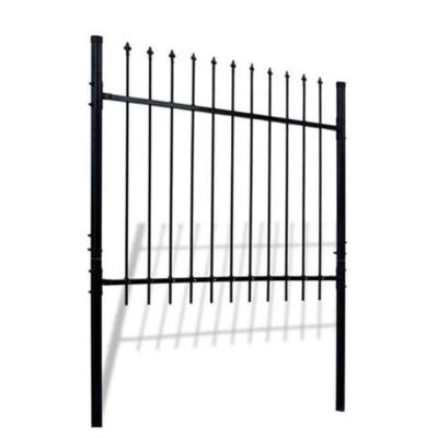 China Easily Assembled Zinc Steel Fence Panels Metal Fence Wrought Iron for sale