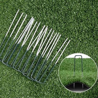 China Flat Strip Design U Type Special Nail Clamps Gardening Landscape Cultivating Pins Staples for sale