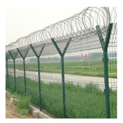 China Heavy Gauge Easily Assembled Small Hole Welded Wire Mesh Fence Anti Climb Security Barrier 358 Barrier for sale