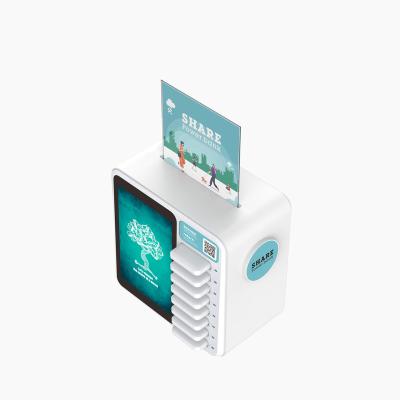 China SHENZHEN OEM Factory Brand HaoYue 8 Slots Cafe Famous Public Rental Mobile Phone Shared Power Fast Charging Bank for sale