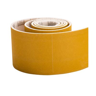 China High Performance Precut Abrasive Sponge Backed Yellow Abrasive Sanding Paper Roll For Polishing Paint Removal for sale