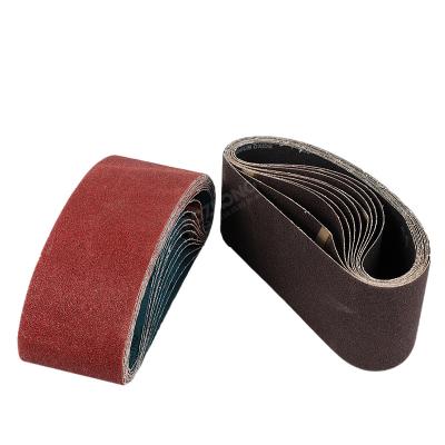 China For Woodworking/Metal/Glass/Plastic/Stone Ceramic Sanding Belt with Polyester OEM Wide Sandpaper Diamond Sand Belt for Metal/Wood Polish for sale