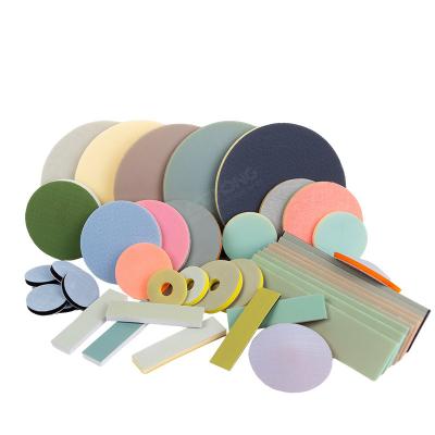 China Made High Quality Round Sponge Factory Sale 125mm Long-Terry Disc Sandpaper 300-3000 Hook And Loop Sandpaper Sandpaper For Polishing And Polishing Sanding Sponge grinding for sale