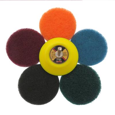 China Long Life Heavy Duty Green Kitchen Cleaning Nylon Abrasive Bulk Scrub Scrubber Roll Scrubber Pad for sale