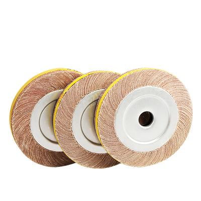 China High Polishing Efficiency And Long Service Life Best Fin Wheel Abrasive Grinding Flap Wheel Manufacturer For Stainless Steelmaking And Polishing Machine for sale