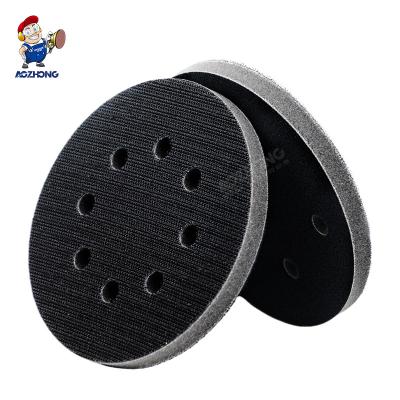 China High Polishing Efficiency And Long Service Life 5inch 125mm Interface Pad 44 Hole Pad Soft Sponge For Abrasive Sander Polishing Grinding Sanding Automobiles Motorcycles Tool for sale